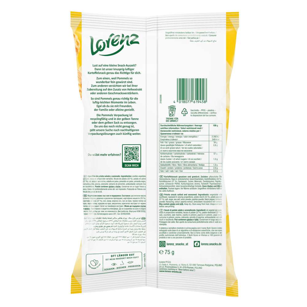 Produktabbildung Lorenz Pommels Classic