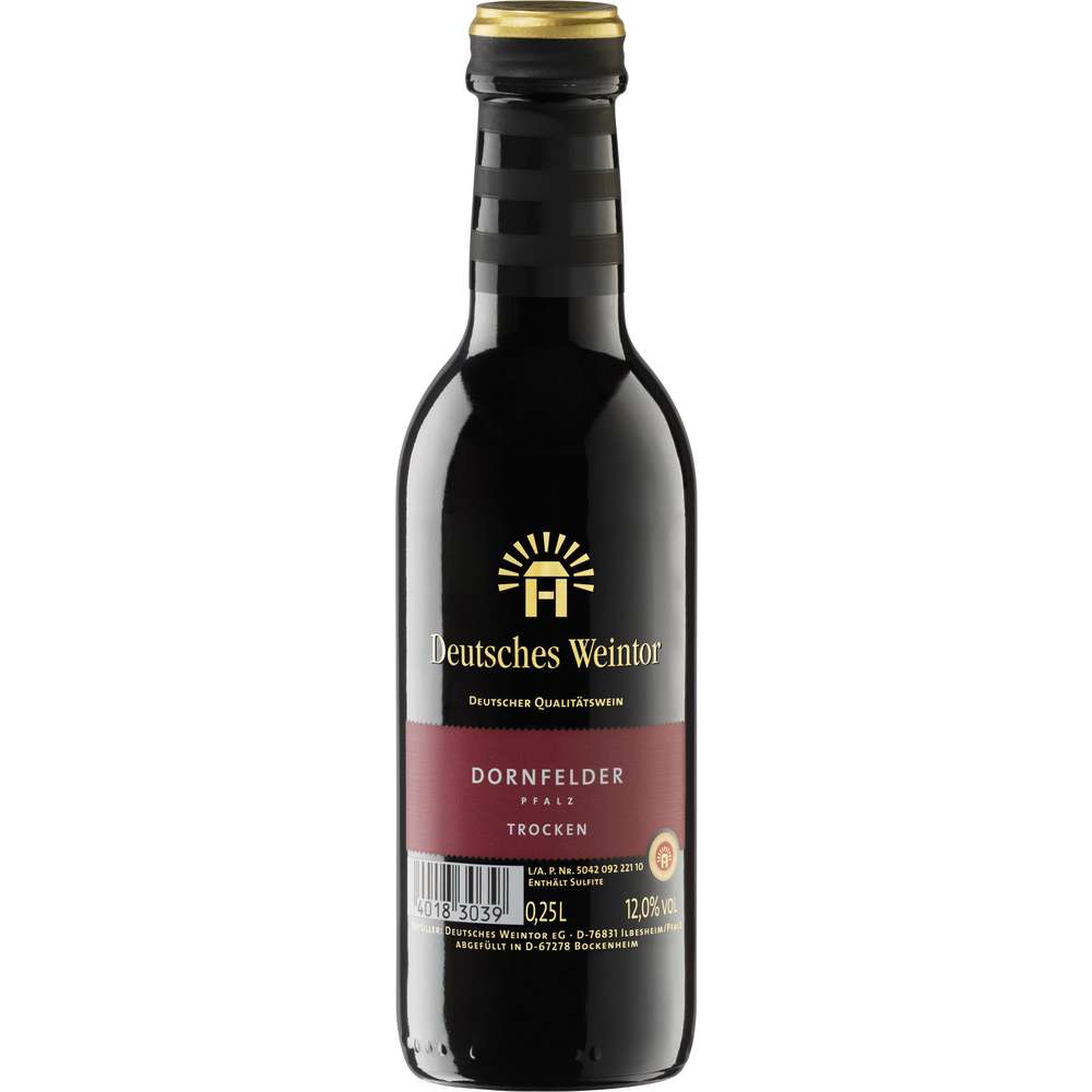 Produktabbildung Deutsches Weintor Dornfelder Pfalz DQW, Rotwein