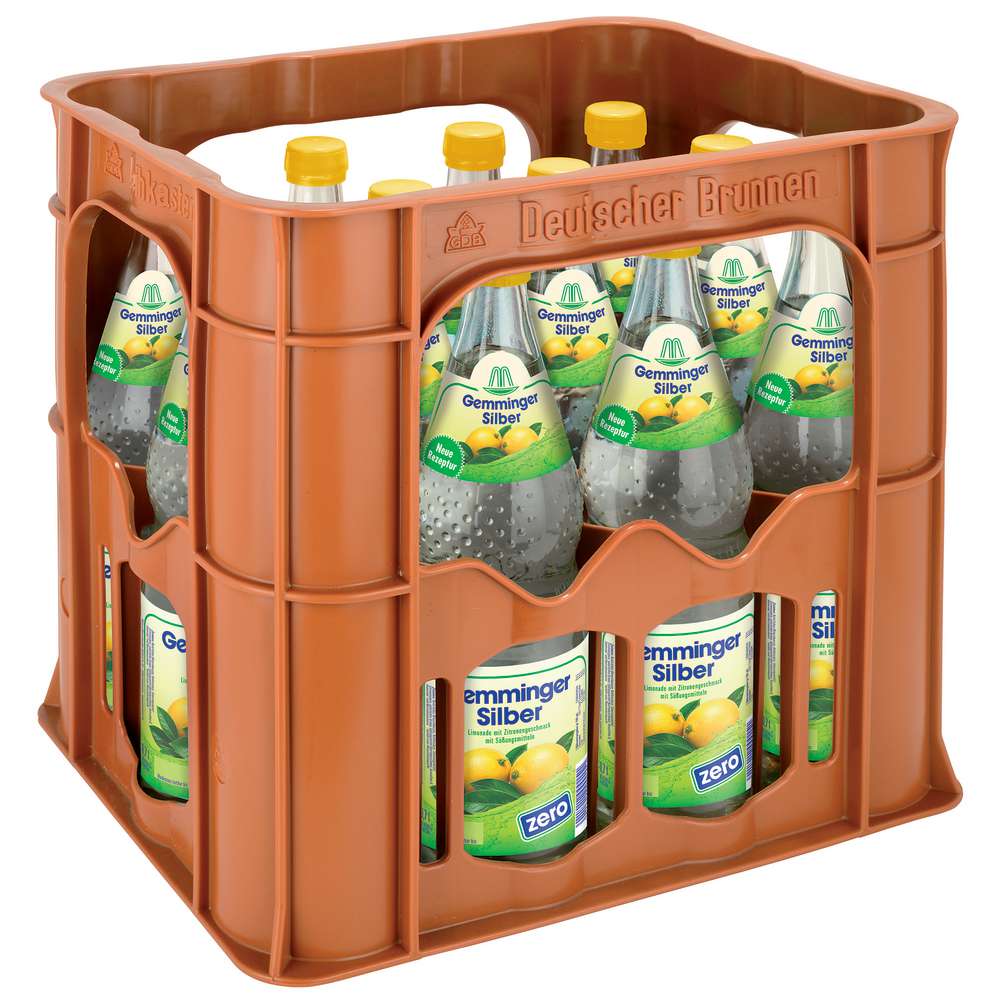 Produktabbildung Gemminger Silber, Zitronen Limonade (12x 0,700 Liter)