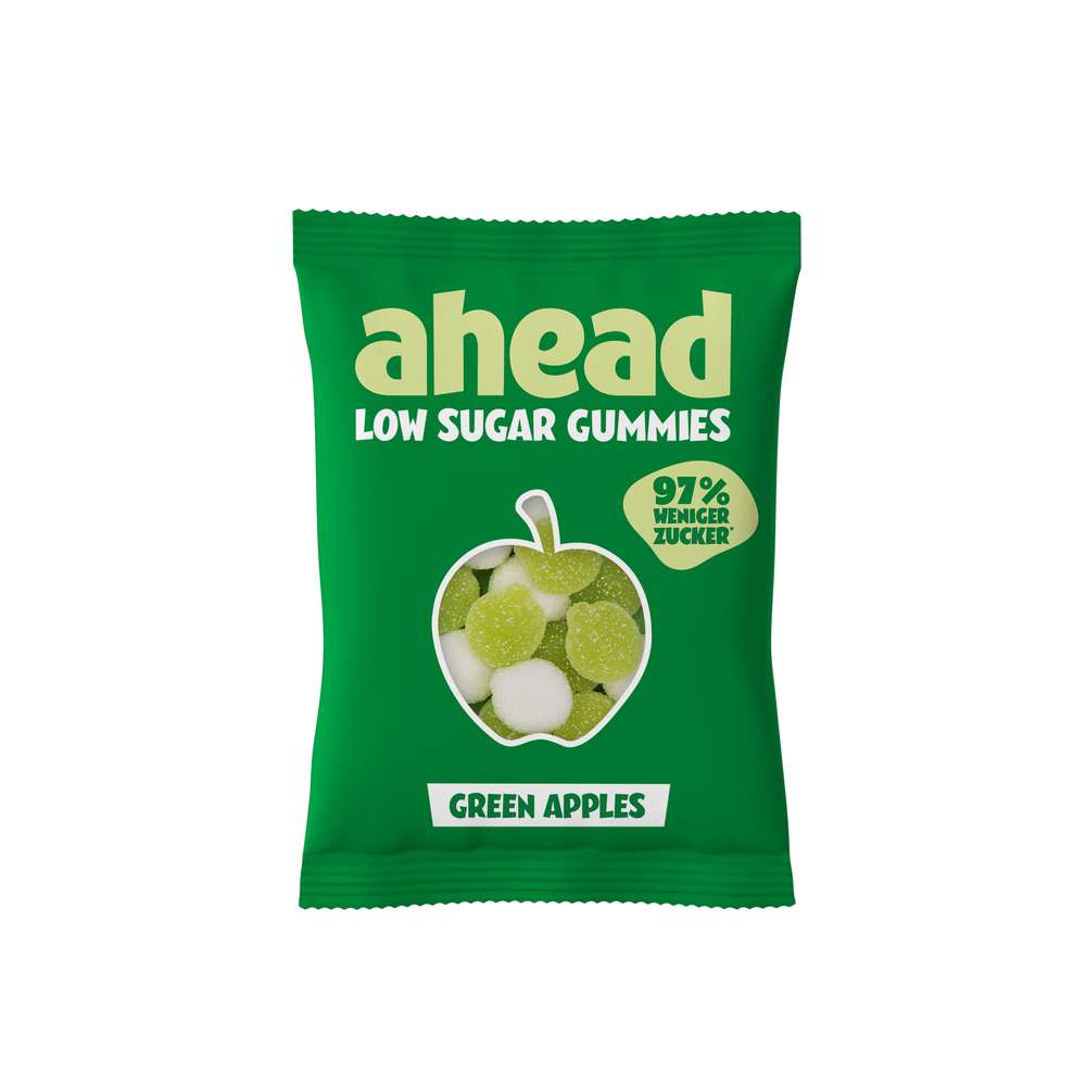 Produktabbildung ahead Fruchtgummi Low Sugar, Apple
