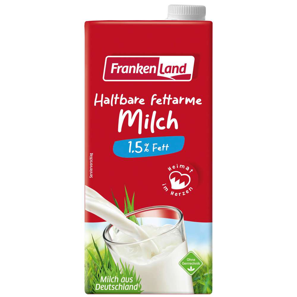 Produktabbildung Frankenland H-Milch 1,5% Fett