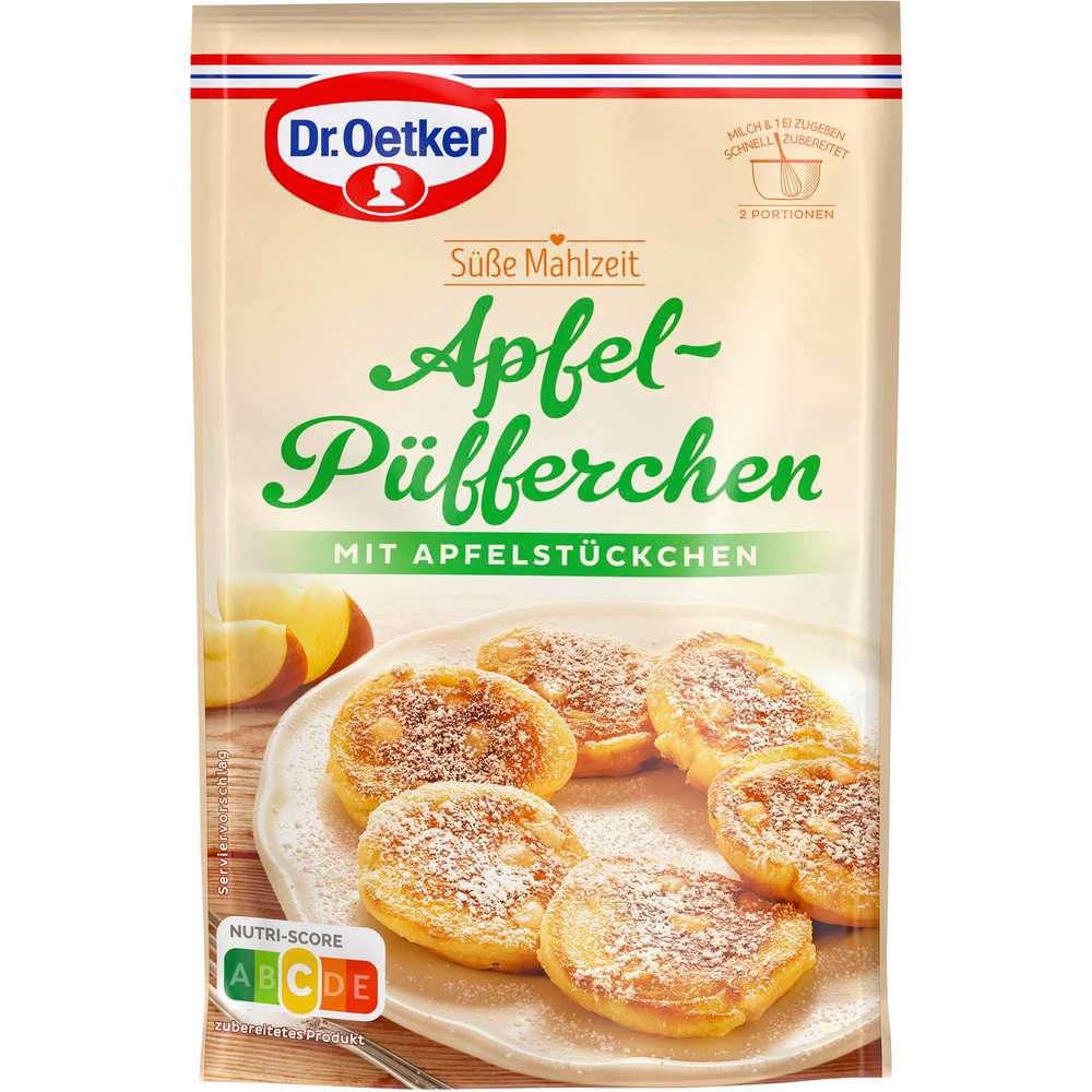 Produktabbildung Dr. Oetker Dessertpulver Süße Mahlzeit, Apfel Püfferchen