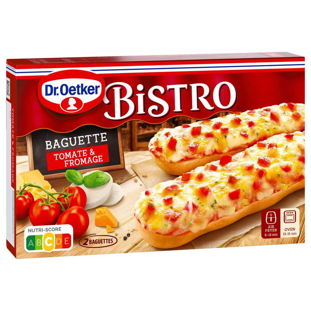 Produktabbildung Dr. Oetker Bistro Baguette Tomate-Fromage, tiefgekühlt 