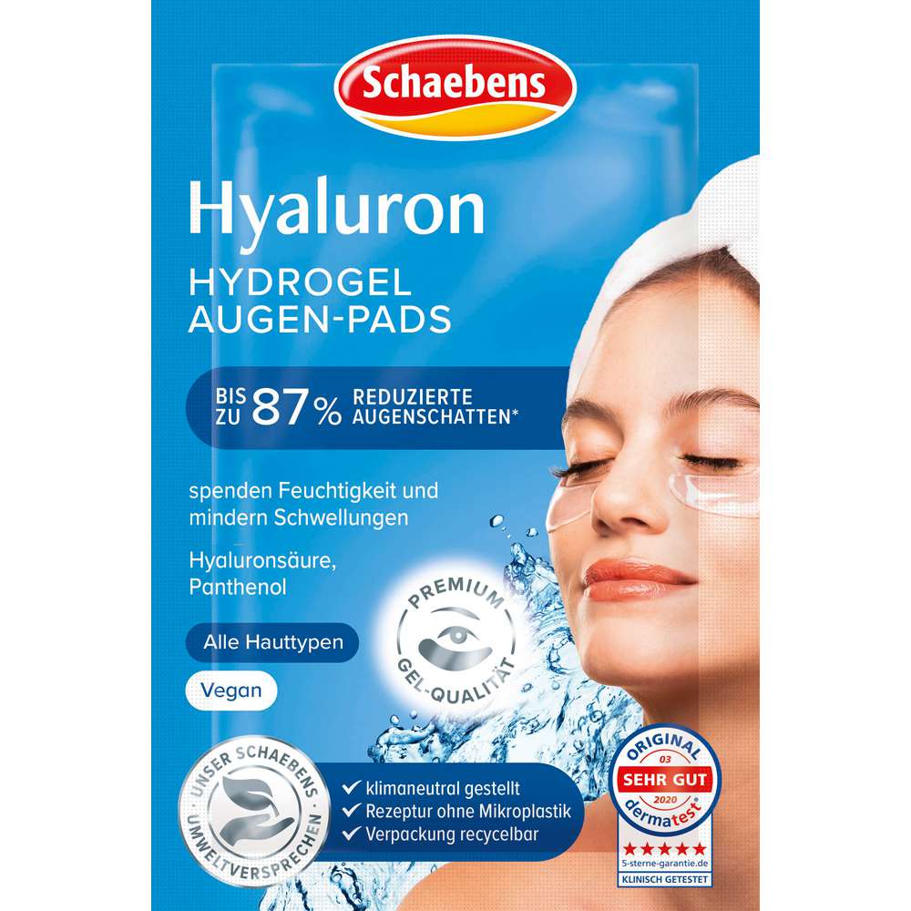 Produktabbildung Schaebens Hyaluron Hydrogel Augen-Pads