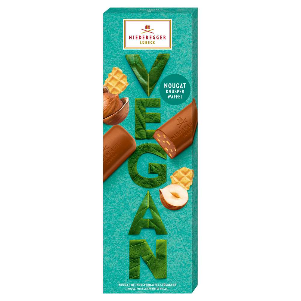 Produktabbildung Niederegger Vegane Knusperwaffeln-Nougat