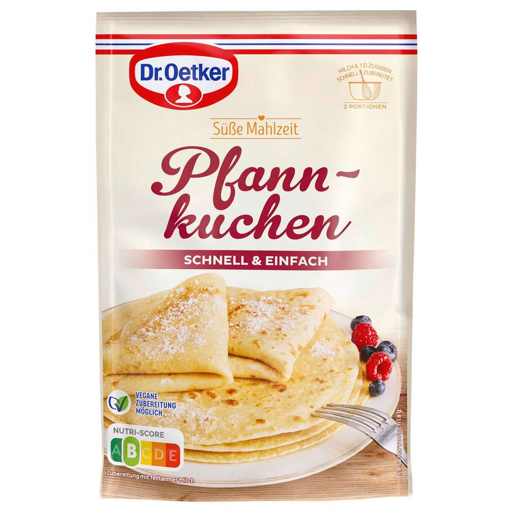 Produktabbildung Dr. Oetker Pfannkuchen, nach klassischer Art