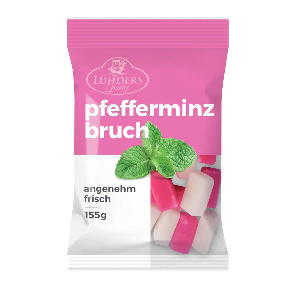 Produktabbildung Lühders Pfefferminz-Bruch Fondant Stücke