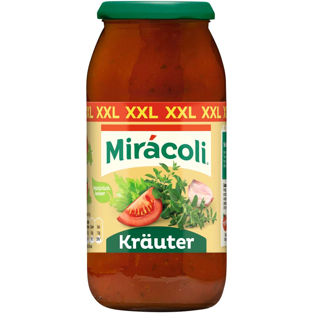 Produktabbildung Miracoli XXL Pasta Sauce, Kräuter