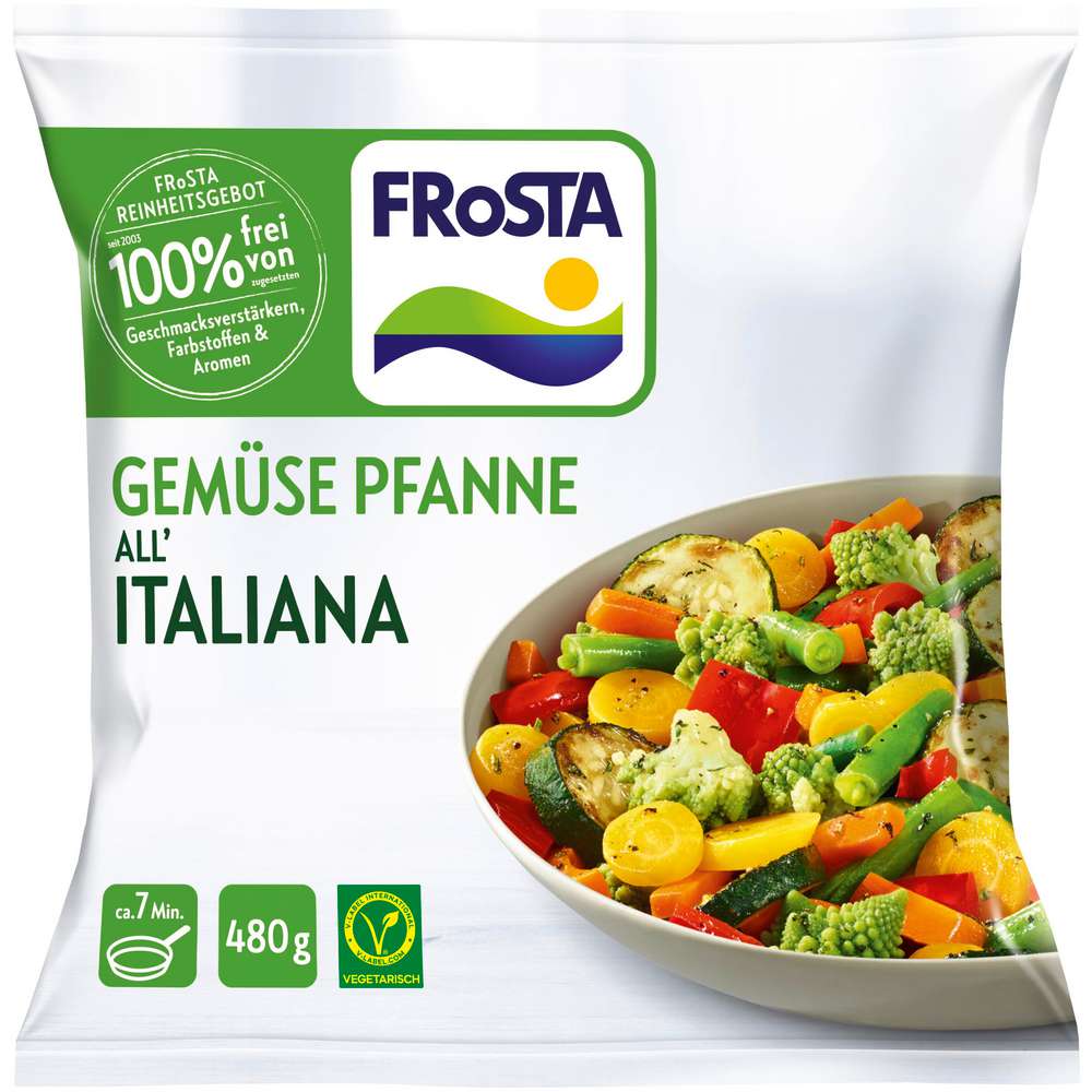 Produktabbildung Frosta Gemüsepfanne All' Italiana , tiefgekühlt