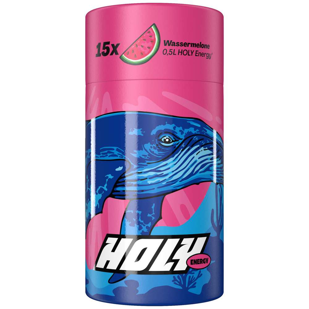 Produktabbildung HOLY Energy Pulver 15er Dose, Wassermelone