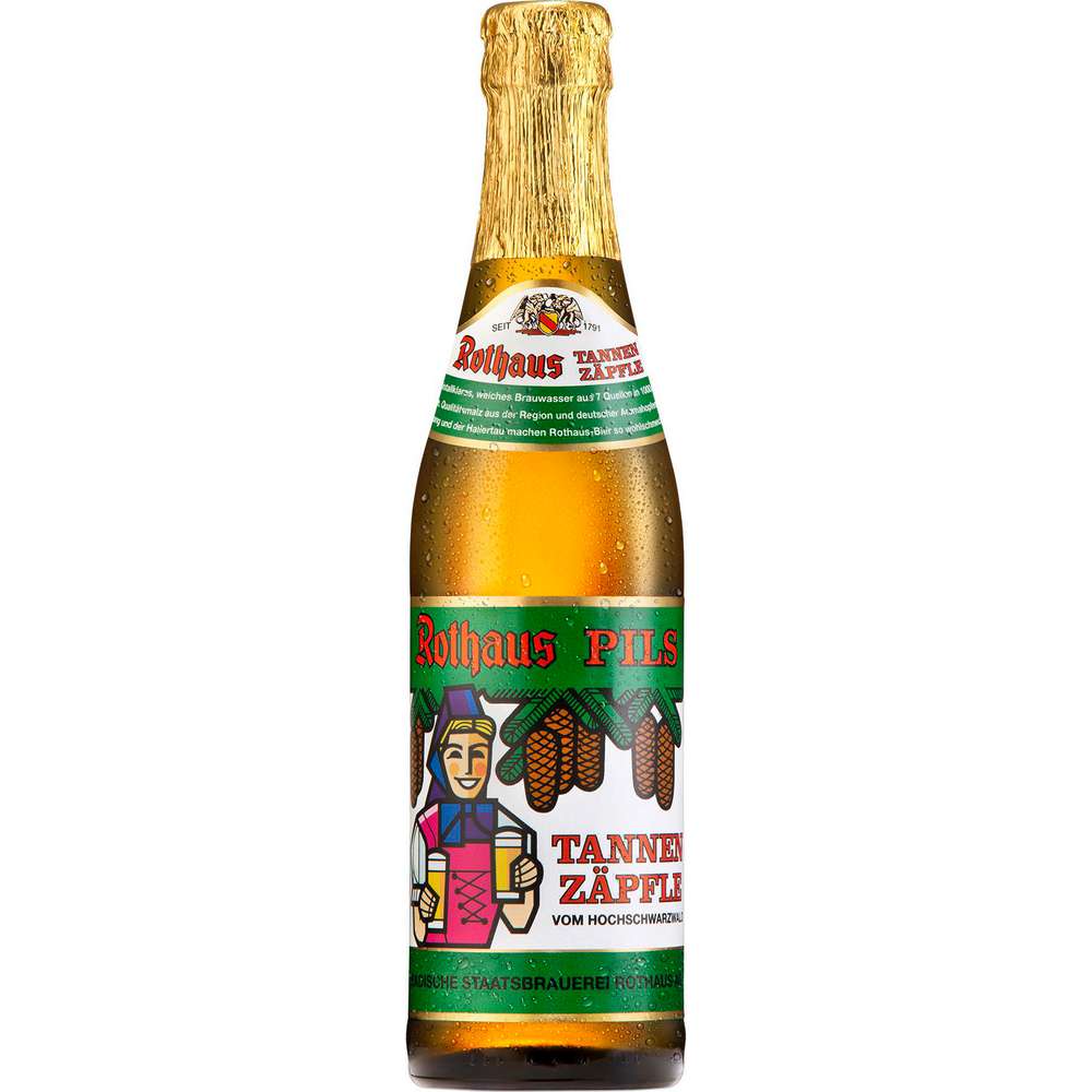 Produktabbildung Rothaus Pilsener Bier Tannenzäpfle, 5,1 %
