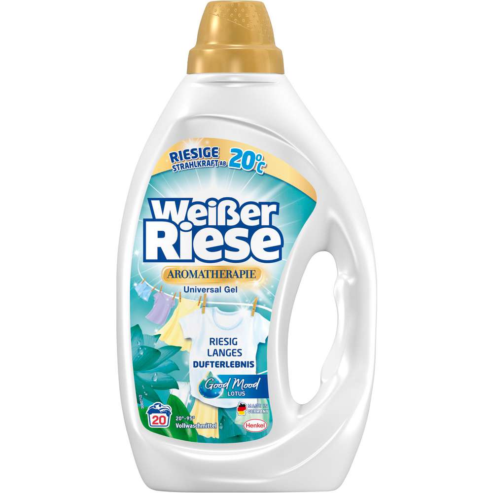Produktabbildung Weißer Riese Universal-Waschmittel Gel,, Aromatherapie Lotus