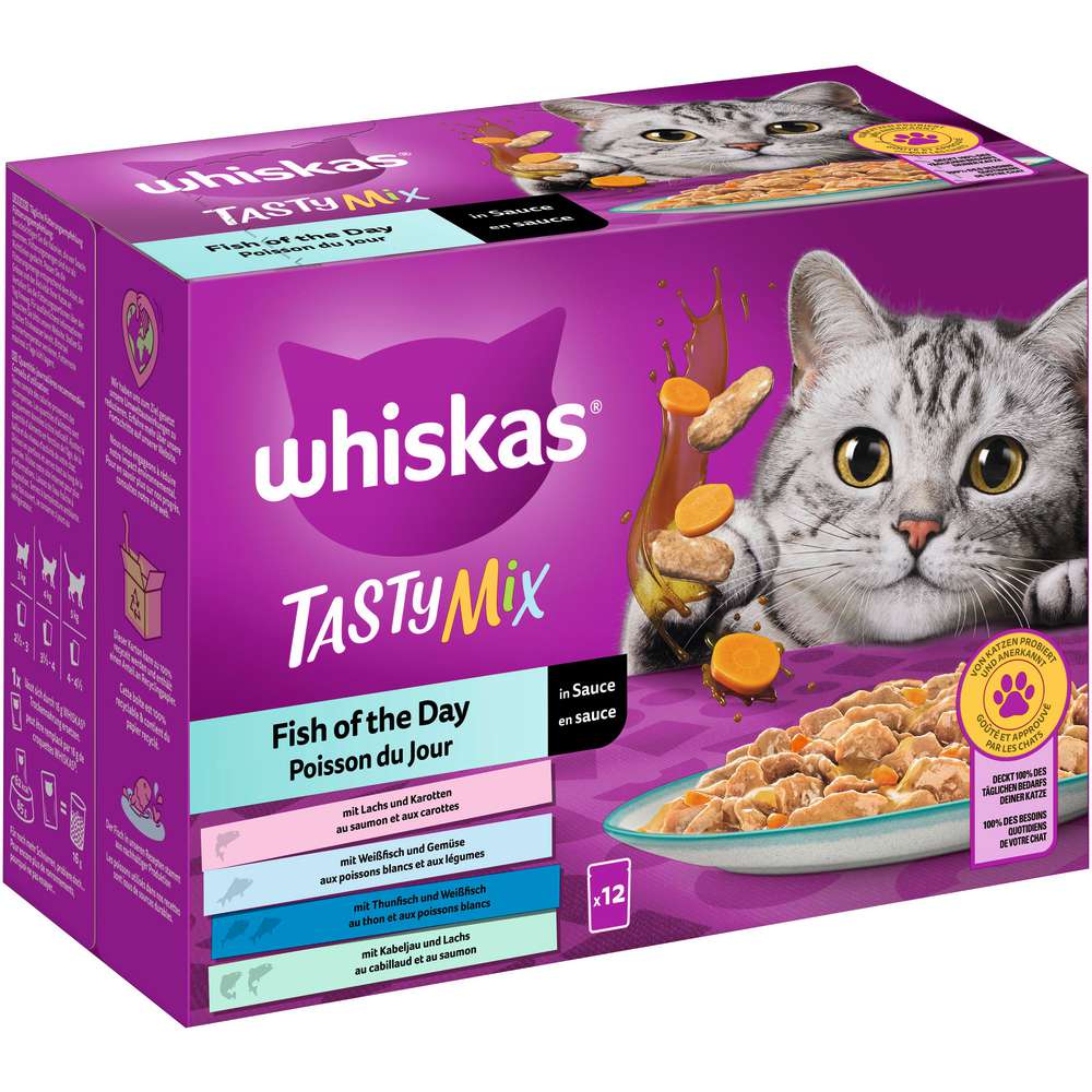 Produktabbildung Whiskas Katzen-Nassfutter, Fish of the Day