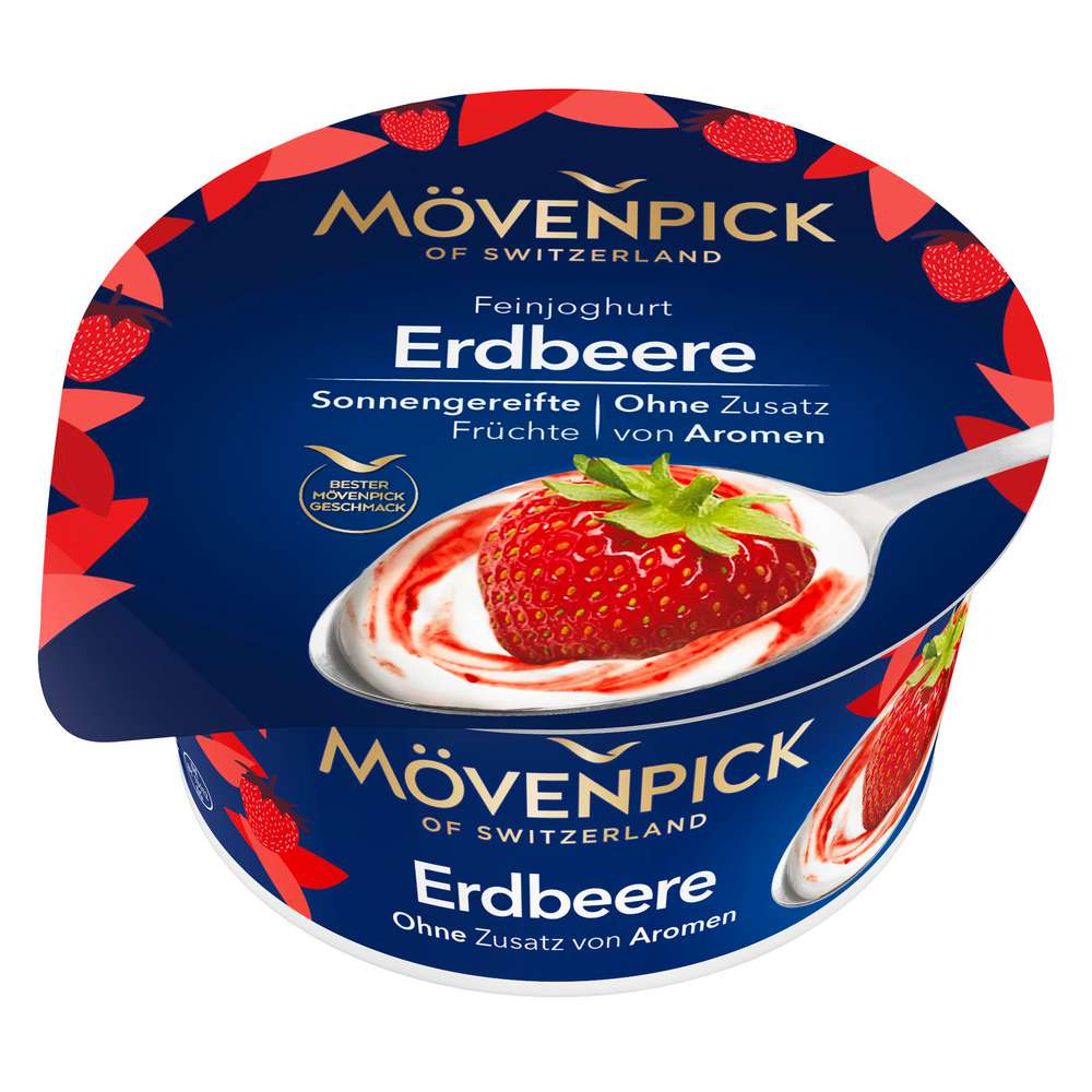 Produktabbildung Mövenpick Joghurt mit Frucht, Erdbeere