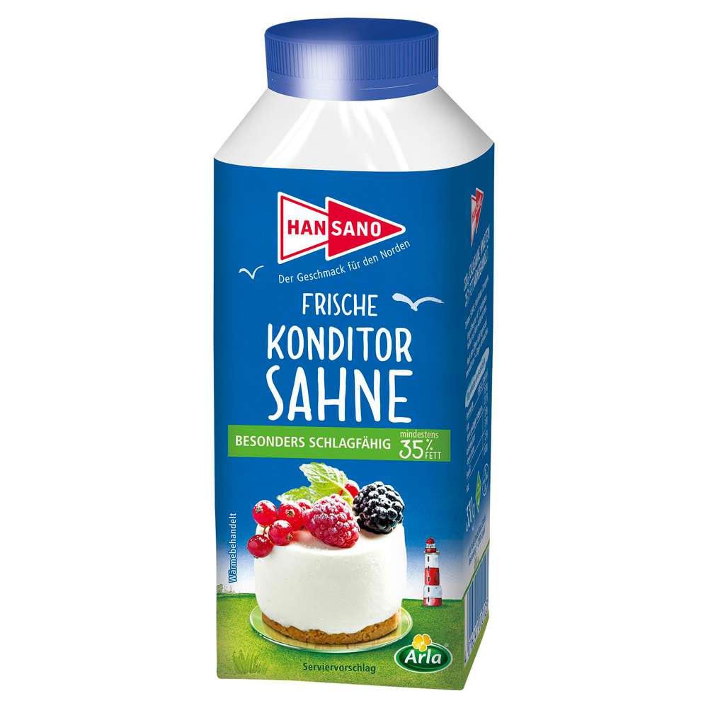 Produktabbildung Hansano Konditorsahne 35% Fett