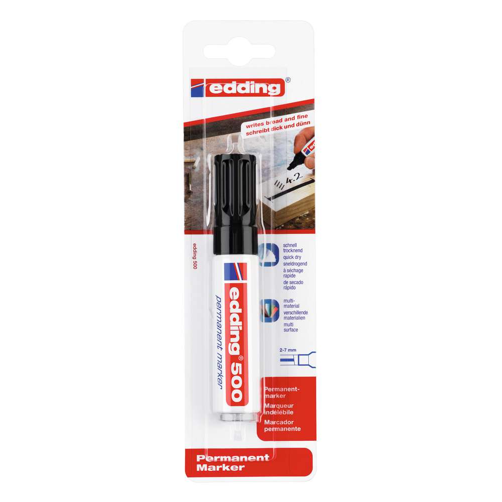 Produktabbildung Edding Permanent Marker 500, schwarz