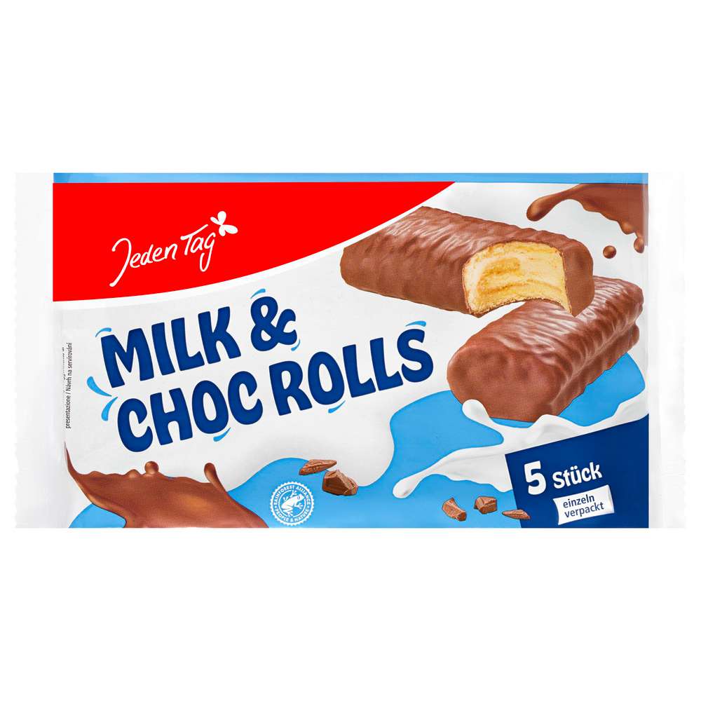 Produktabbildung Jeden Tag Milk & Choc Rolls