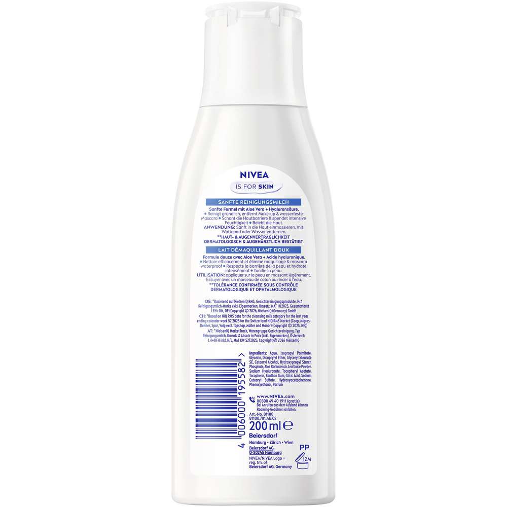 Produktabbildung Nivea Sanfte Reinigungsmilch