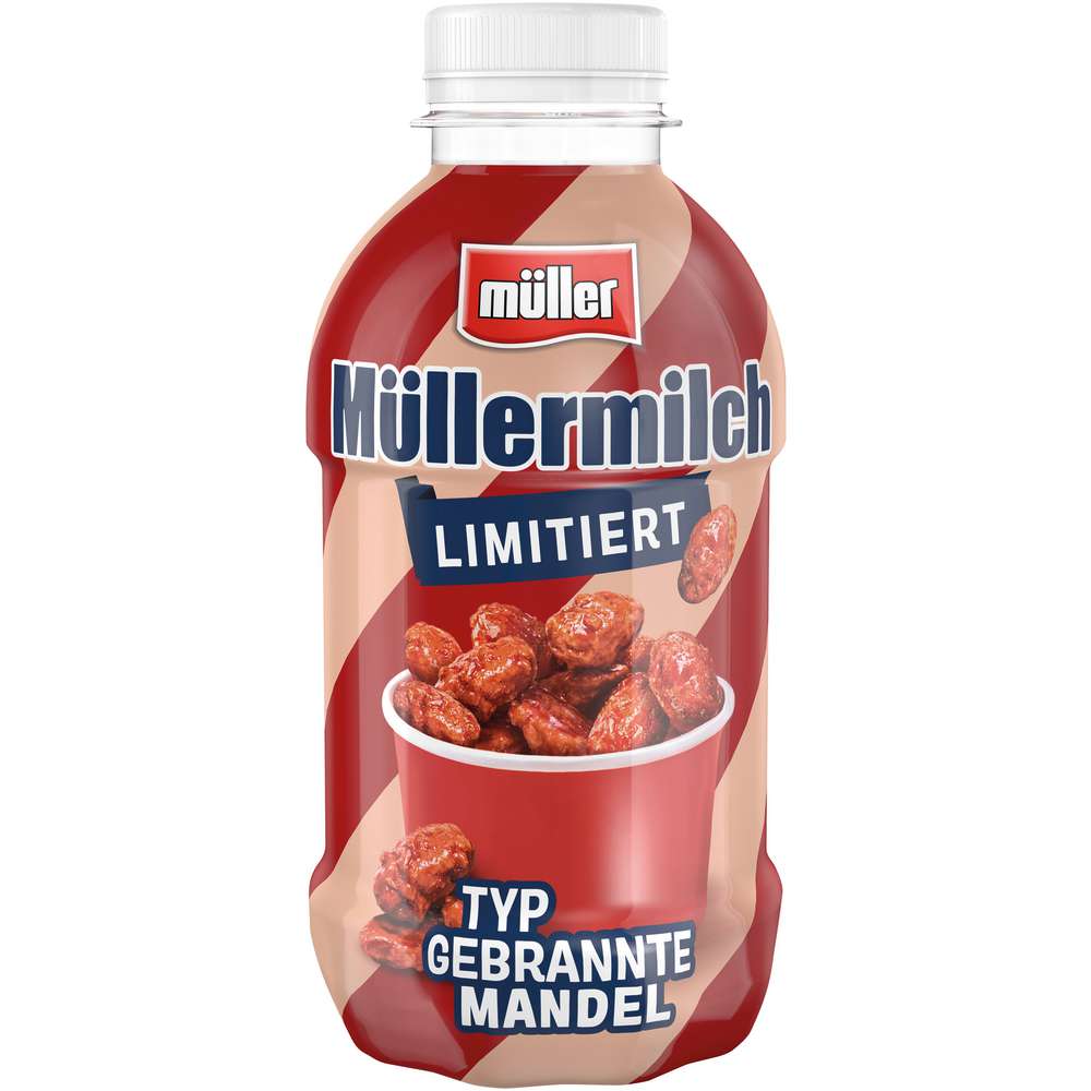 Produktabbildung Müller Müllermilch, Typ gebrannte Mandeln