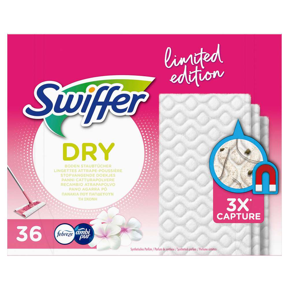 Produktabbildung Swiffer Boden Staubtücher Dry