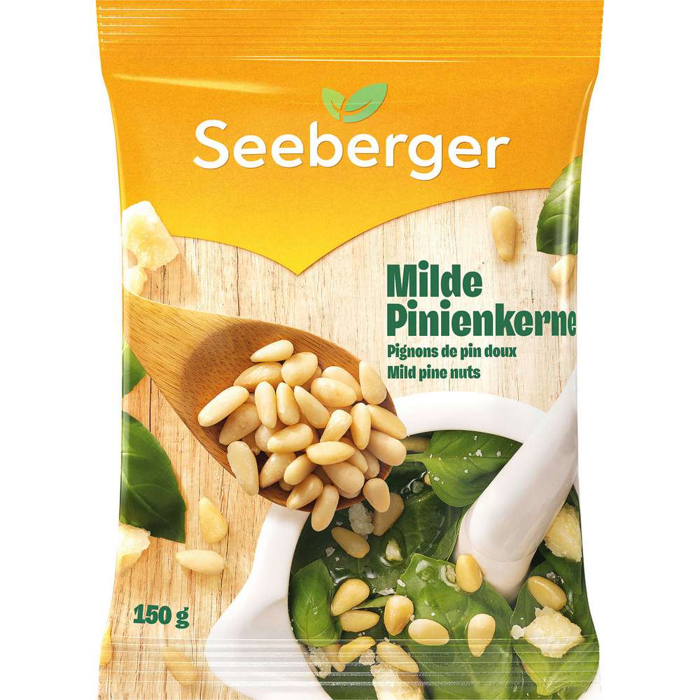 Produktabbildung Seeberger Pinienkerne, mild