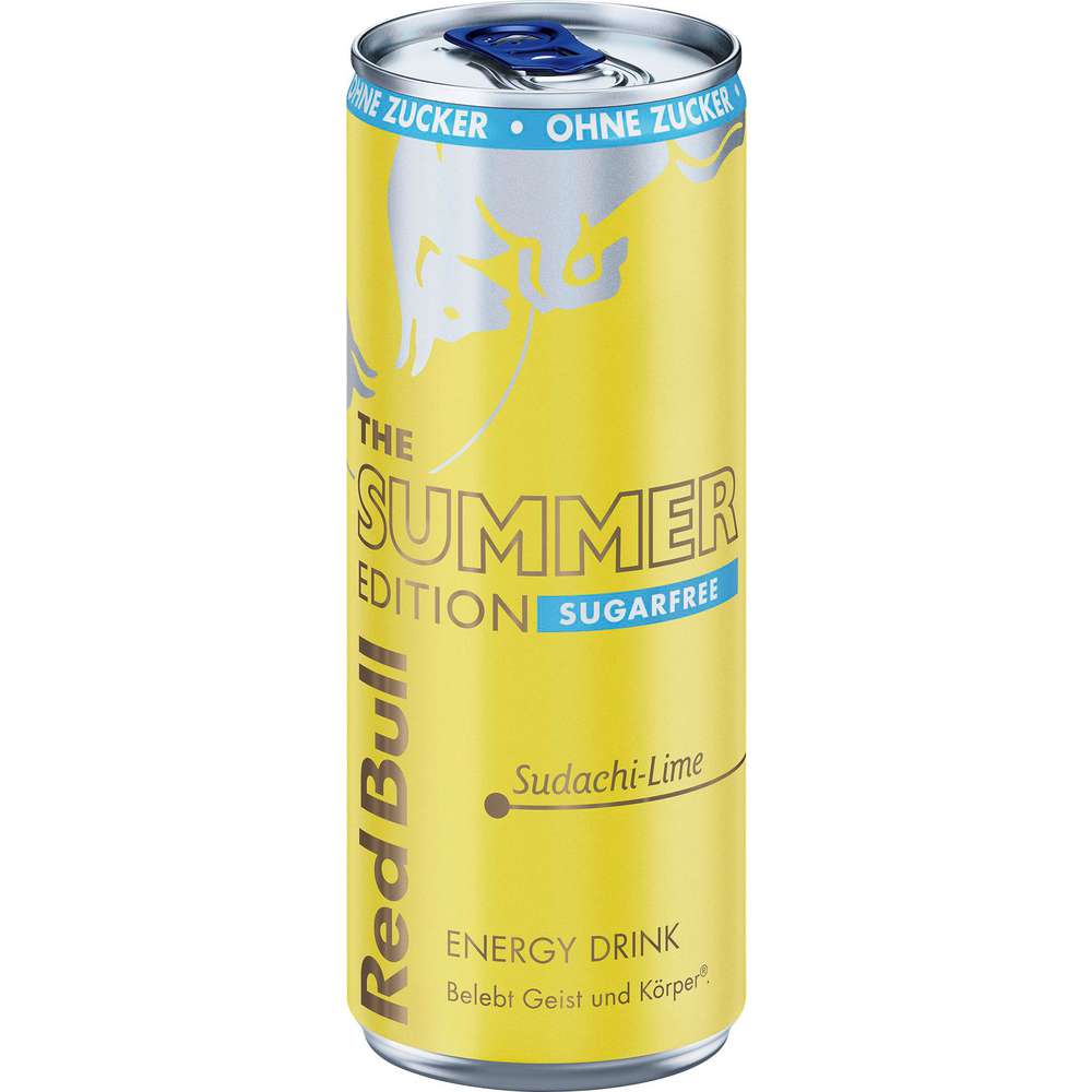 Produktabbildung Red Bull Energy Drink Summer Edition, Sudachi-Lime, zuckerfrei