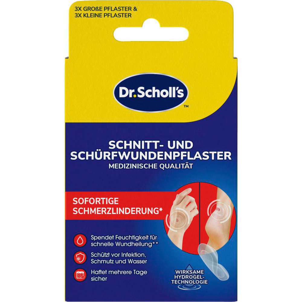 Produktabbildung Dr.Scholl's Schnitt & Schürfwunden Pflaster