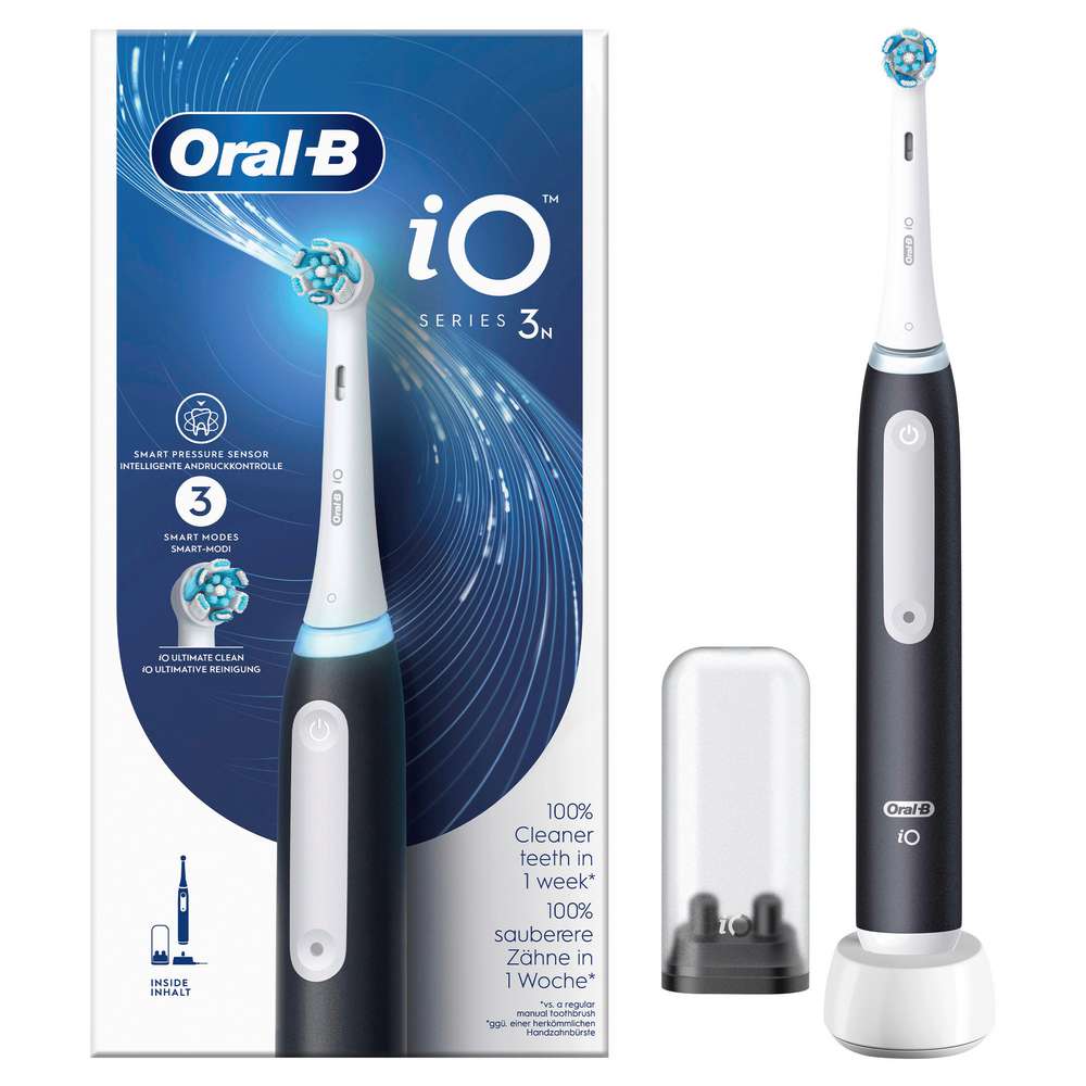 Produktabbildung Oral-B Elektrische Zahnbürste iO3, Matt Black