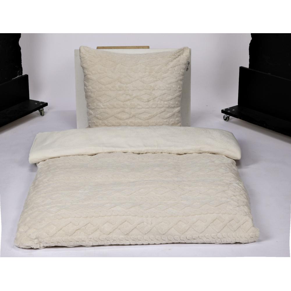 Produktabbildung keine Marke Jacquard-Flanell-Bettwäsche, je Garnitur