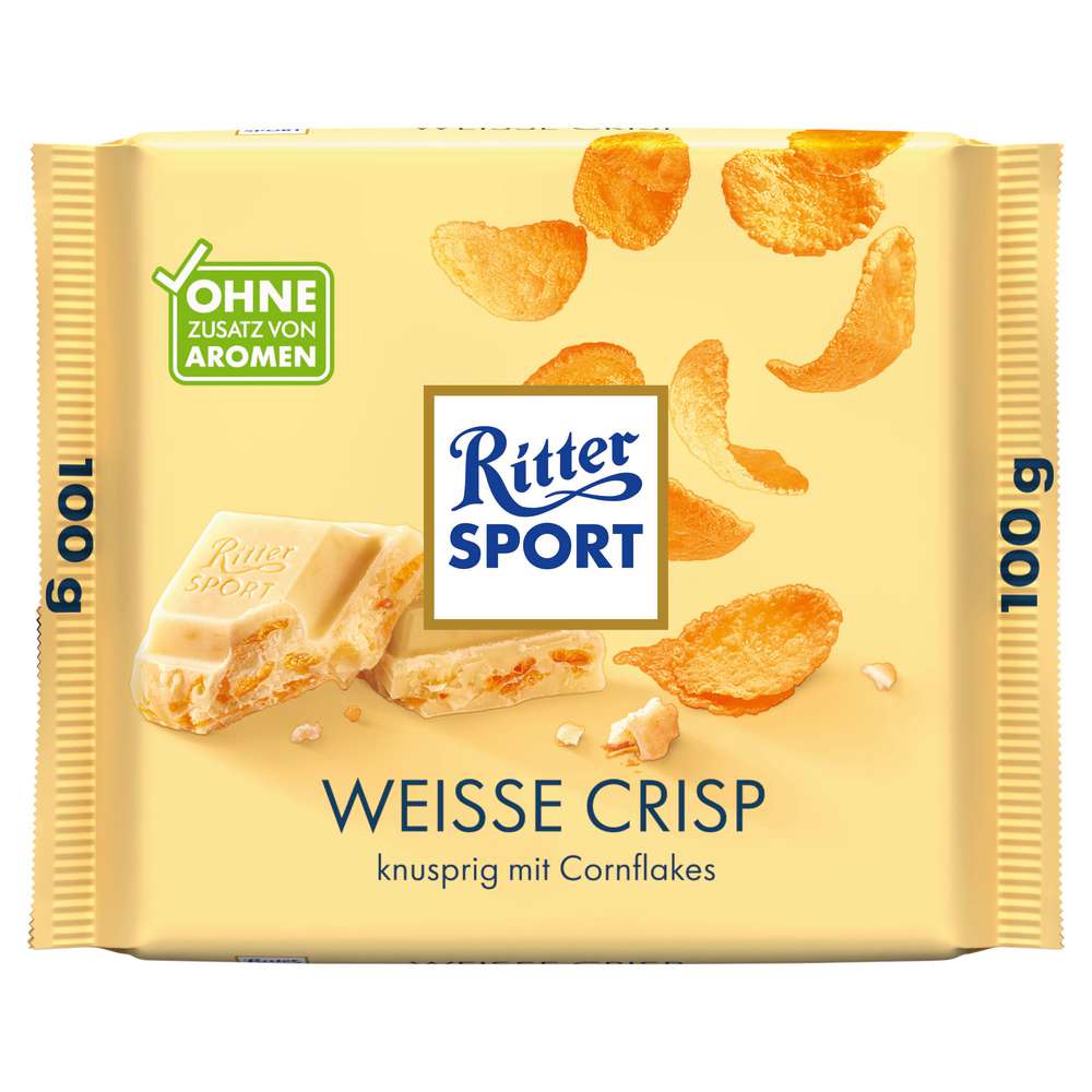 Produktabbildung Ritter Sport Tafelschokolade, Weisse Crisp