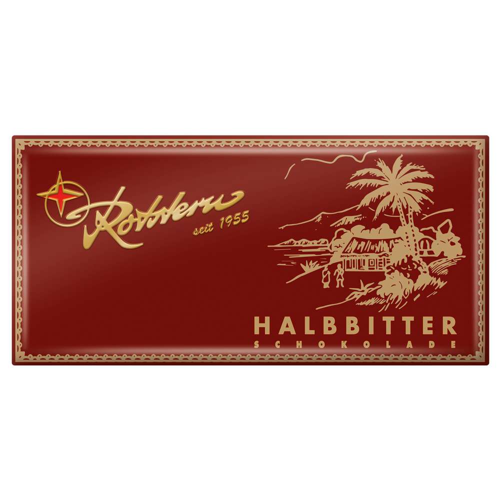 Produktabbildung Rotstern Tafelschokolade, Halbbitter