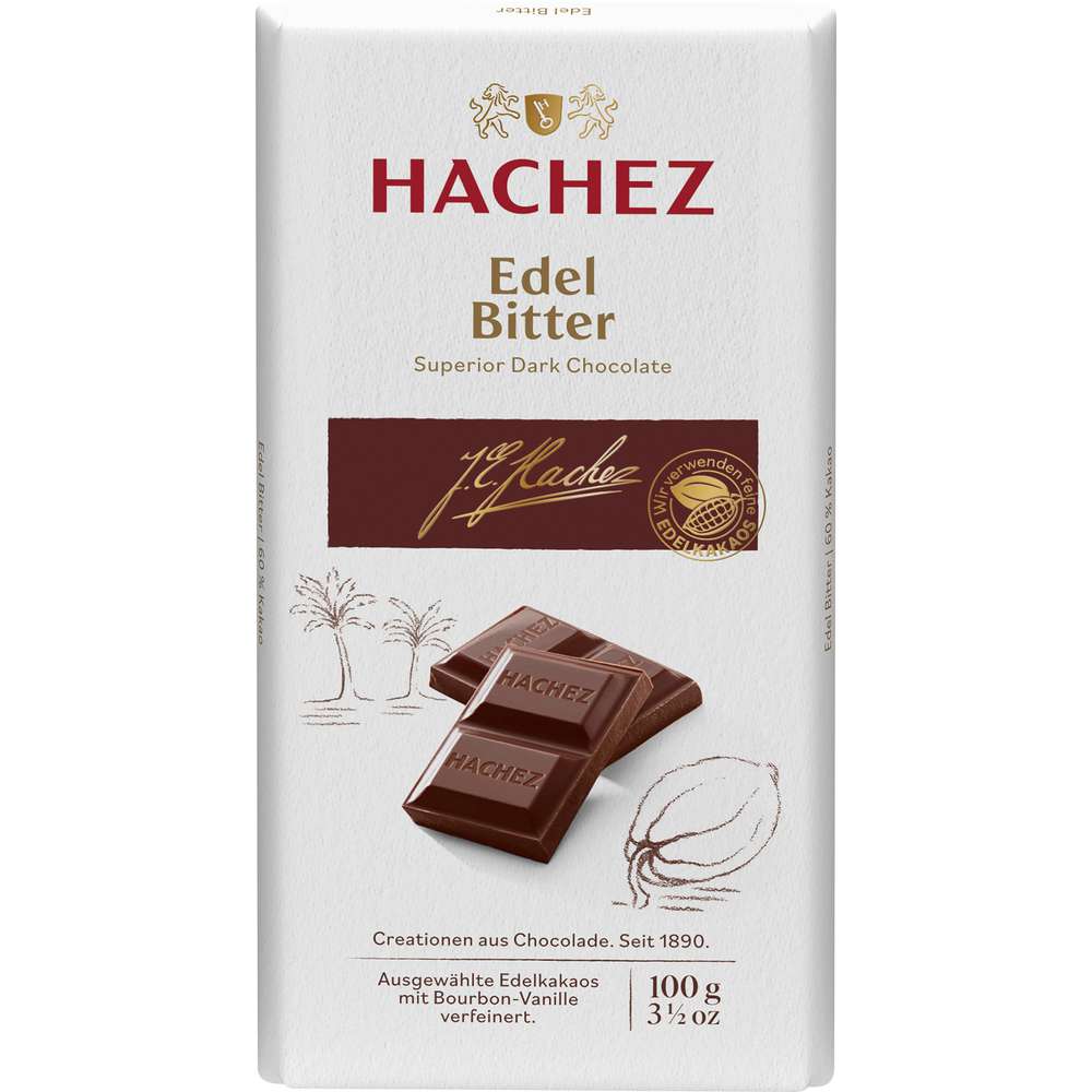 Produktabbildung Hachez Tafelschokolade, Edel Bitter