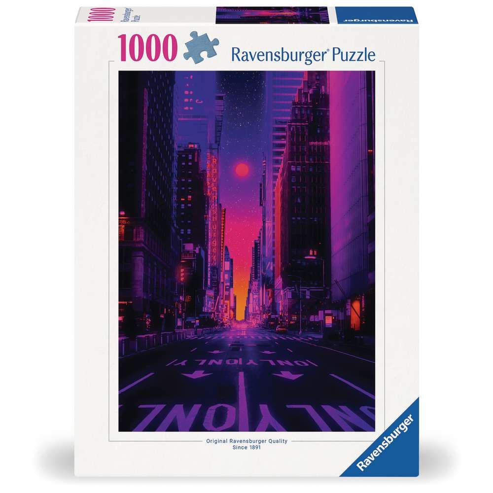 Produktabbildung Ravensburger Puzzle 1000 Teile, New York in Neon