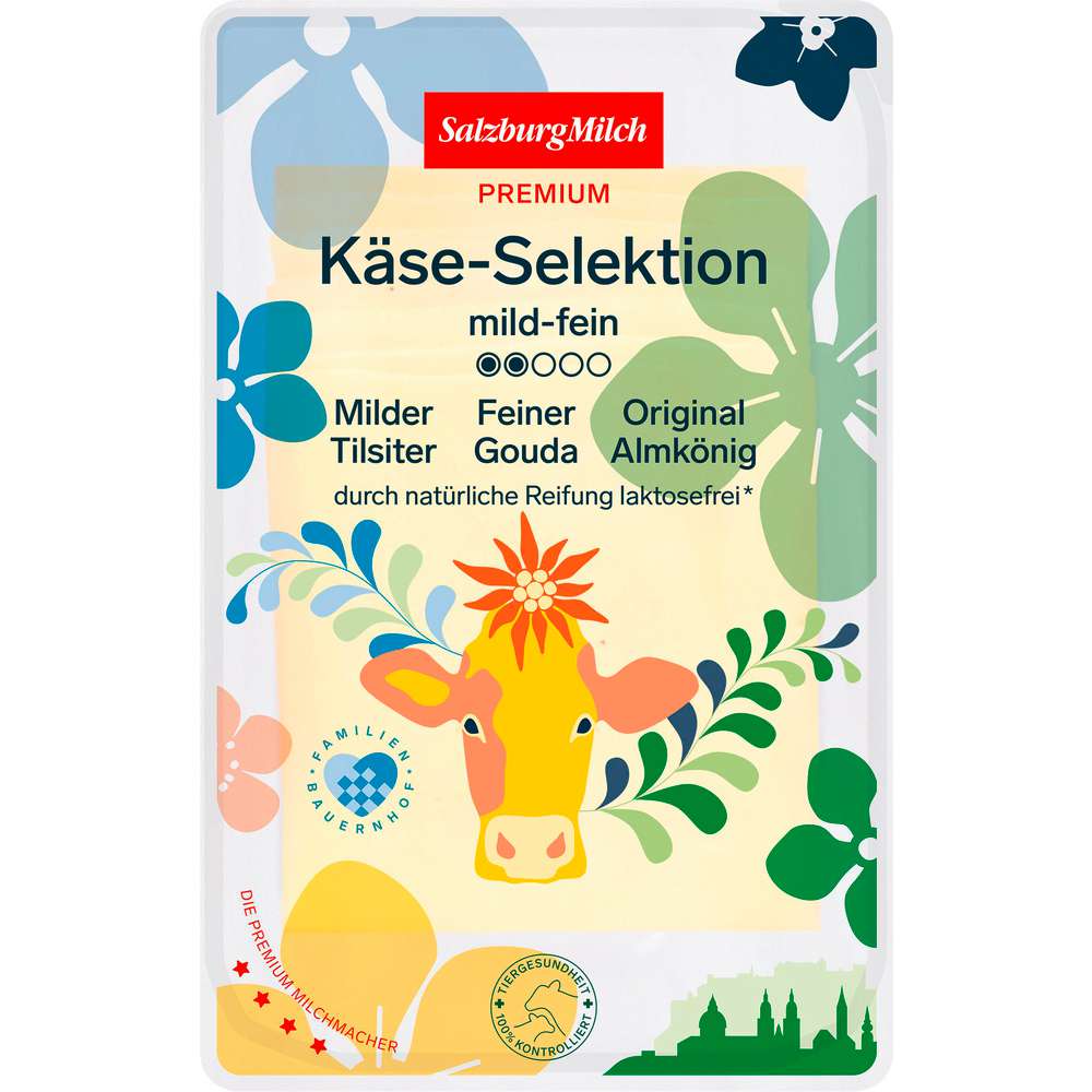 Produktabbildung Salzburgmilch Premium Käse-Selektion, Tilsiter/Gouda/Almkönig 