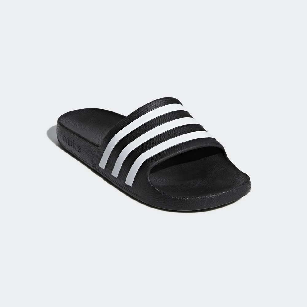 Produktabbildung Adidas Herren Badepantoletten Aqua Adilette, schwarz/weiß