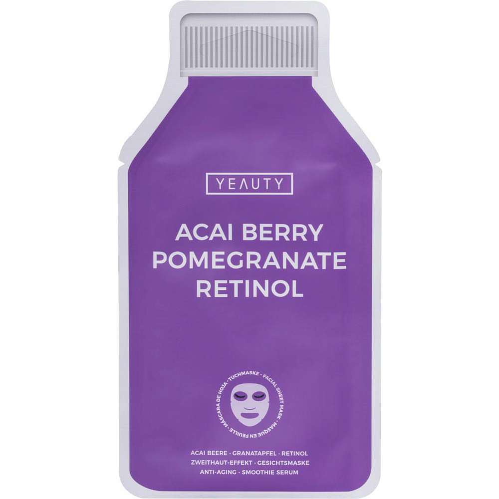 Produktabbildung Yeauty Tuchmaske, Acai Berry-Pomegranate