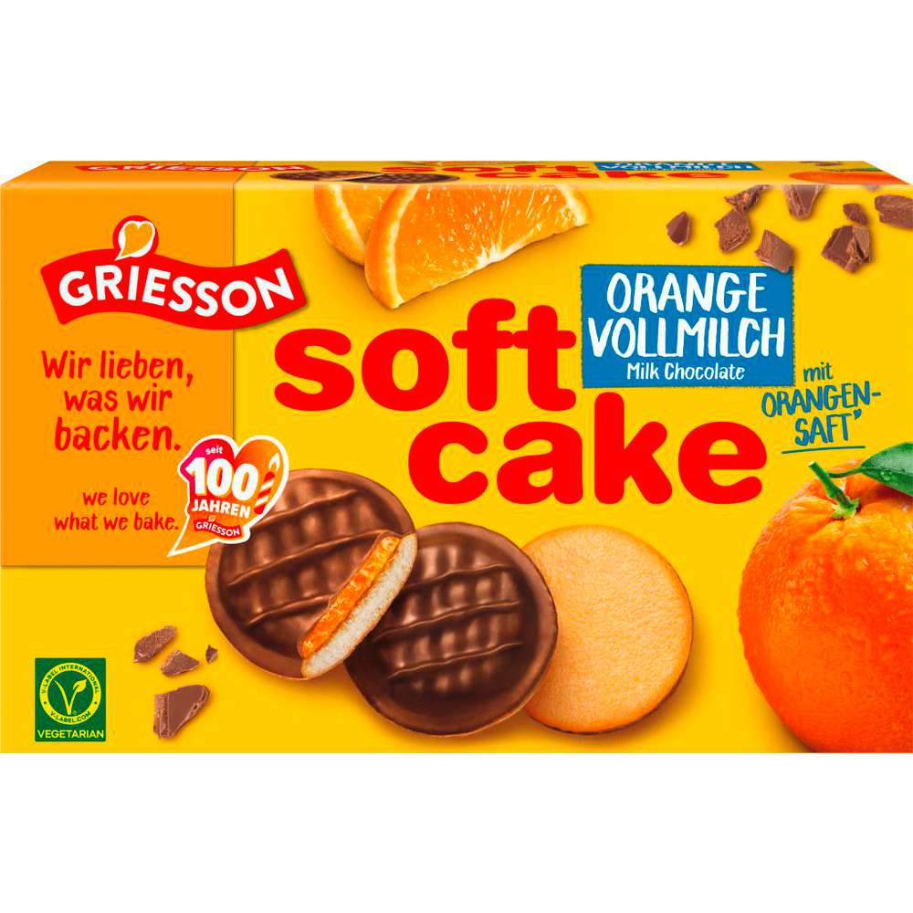 Produktabbildung Griesson Soft Cake Orangen-Vollmilch Kekse
