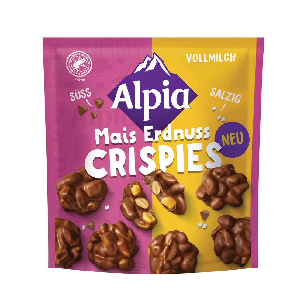 Produktabbildung Alpia Mais Erdnuss Crispies