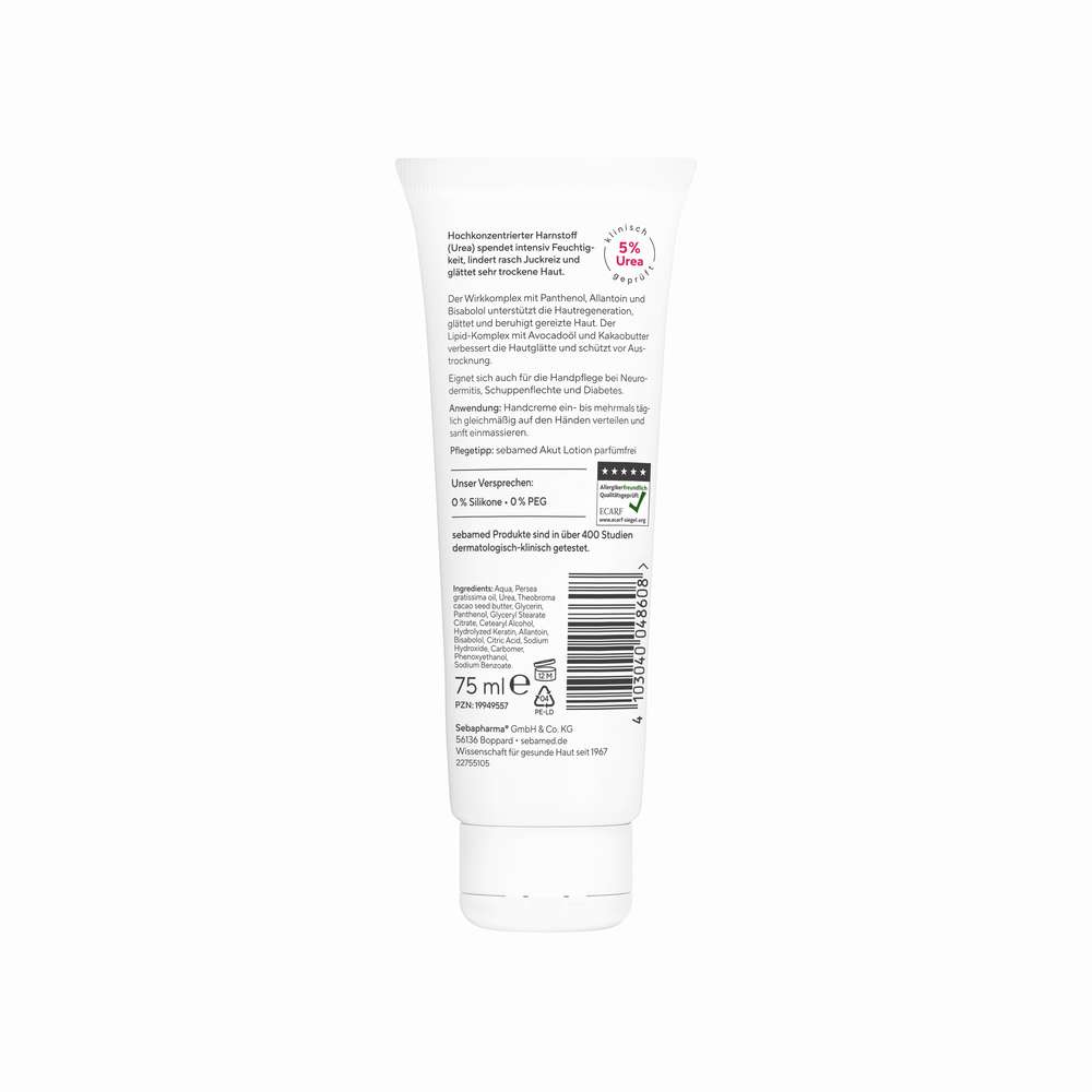 Produktabbildung Sebamed Handcreme, parfümfrei Urea