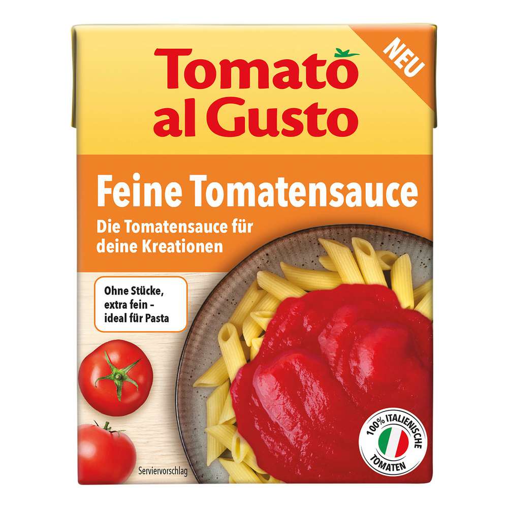 Produktabbildung Tomato al Gusto Feine Tomatensauce