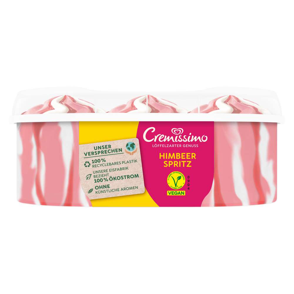 Produktabbildung Langnese Eis Cremissimo, Himbeer Spritz