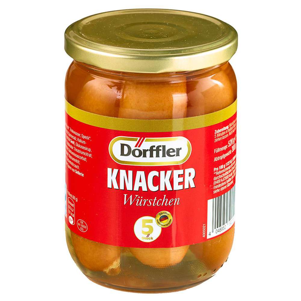 Produktabbildung Dörffler Knacker Würstchen