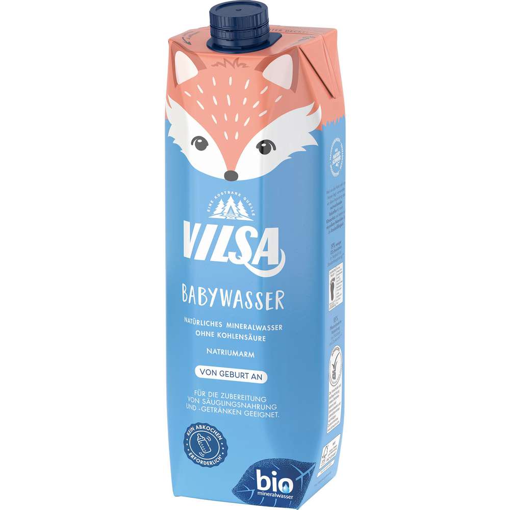 Produktabbildung Vilsa Babywasser, Natriumarm