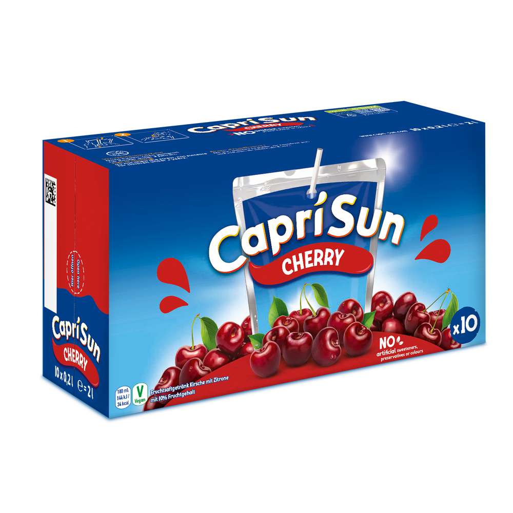 Produktabbildung Capri-Sun Capri Sonne, Kirsche, 10 x 0,2l  (10x 0,200 Liter)