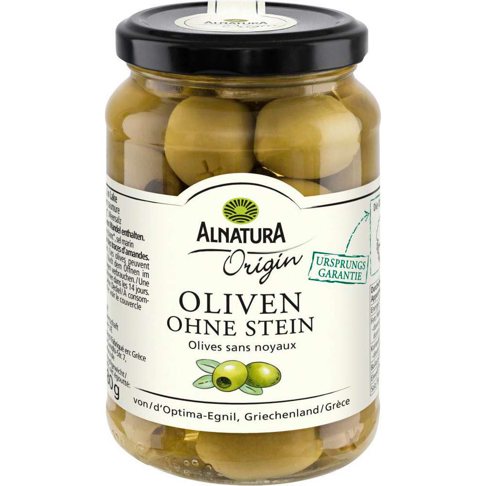 Produktabbildung Alnatura Griechische Oliven ohne Stein