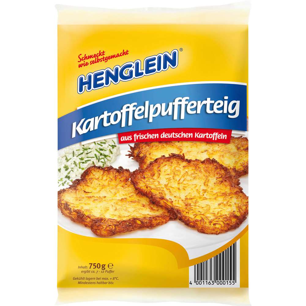 Produktabbildung Henglein Kartoffelpuffer Teig
