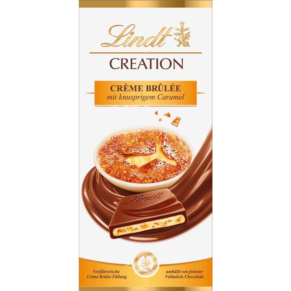 Produktabbildung Lindt Creation Tafelschokolade, Creme Brulee