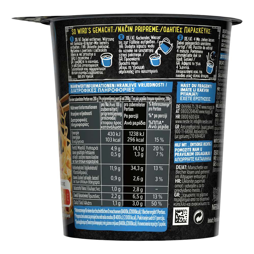 Produktabbildung Maggi Instant-Nudeln Cup Magic Asia, Chicken