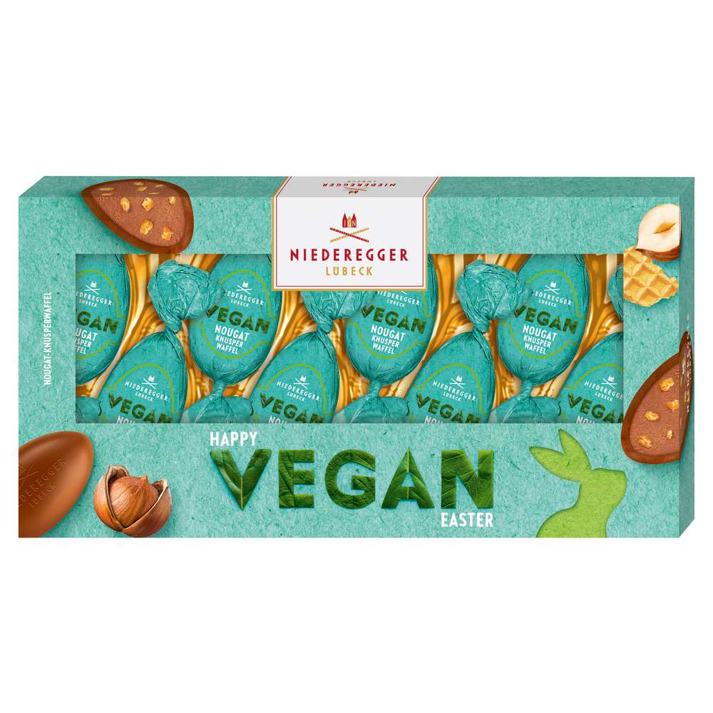Produktabbildung Niederegger Vegane Pralinen Eier, Knusper Waffel