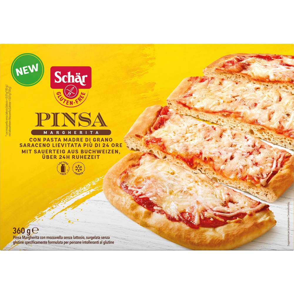 Produktabbildung Schär Pinsa Margherita glutenfrei, tiefgekühlt